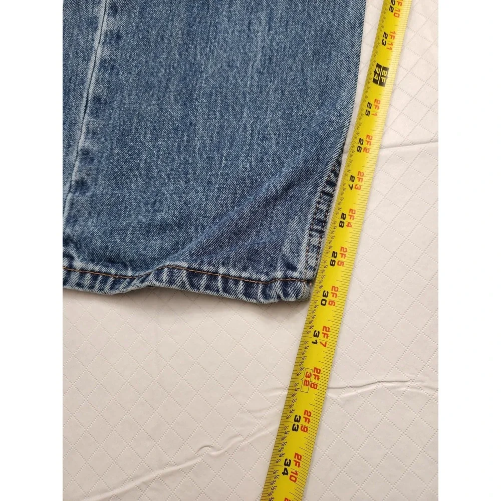 Levis 505 Jeans Mens 36x32 Blue‎ Denim Straight Leg Regular Fit Medium Wash